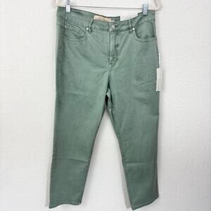 Soft Surroundings Sage Green Straight Leg Pants
